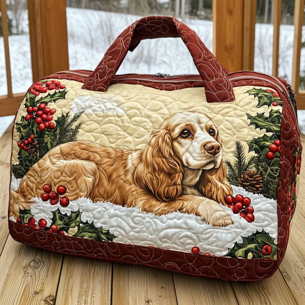 Classic Spaniel Quilted Duffle Bag