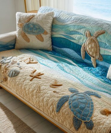 Coastal Bliss Quilted Sofa Cover
