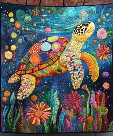 Coastal Drift Quilted Blanket