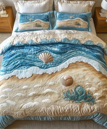 Coastal Escape 3-Piece Quilted Bedding Set