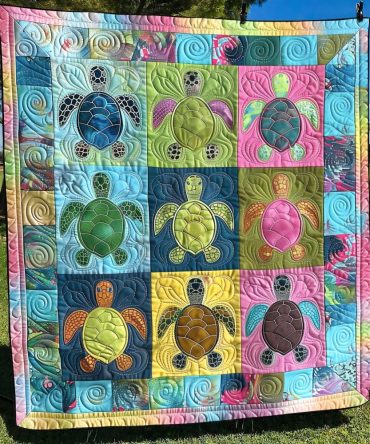 Coastal Journey Quilted Blanket