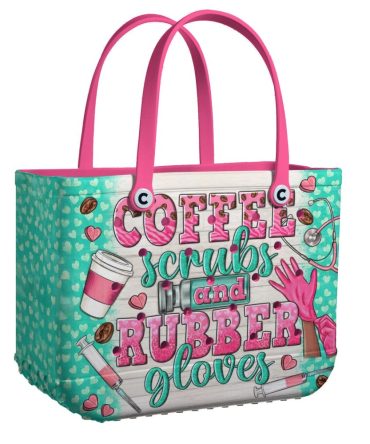 Bucket Tote Bag, Limited Edition Bogg Bag, Beach Bag Coffee And Care