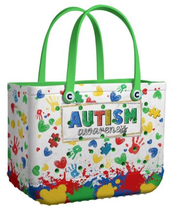 Colorful Autism Awareness Tote Bag - Stylish, Durable & Meaningful Accessory For Every Occasion