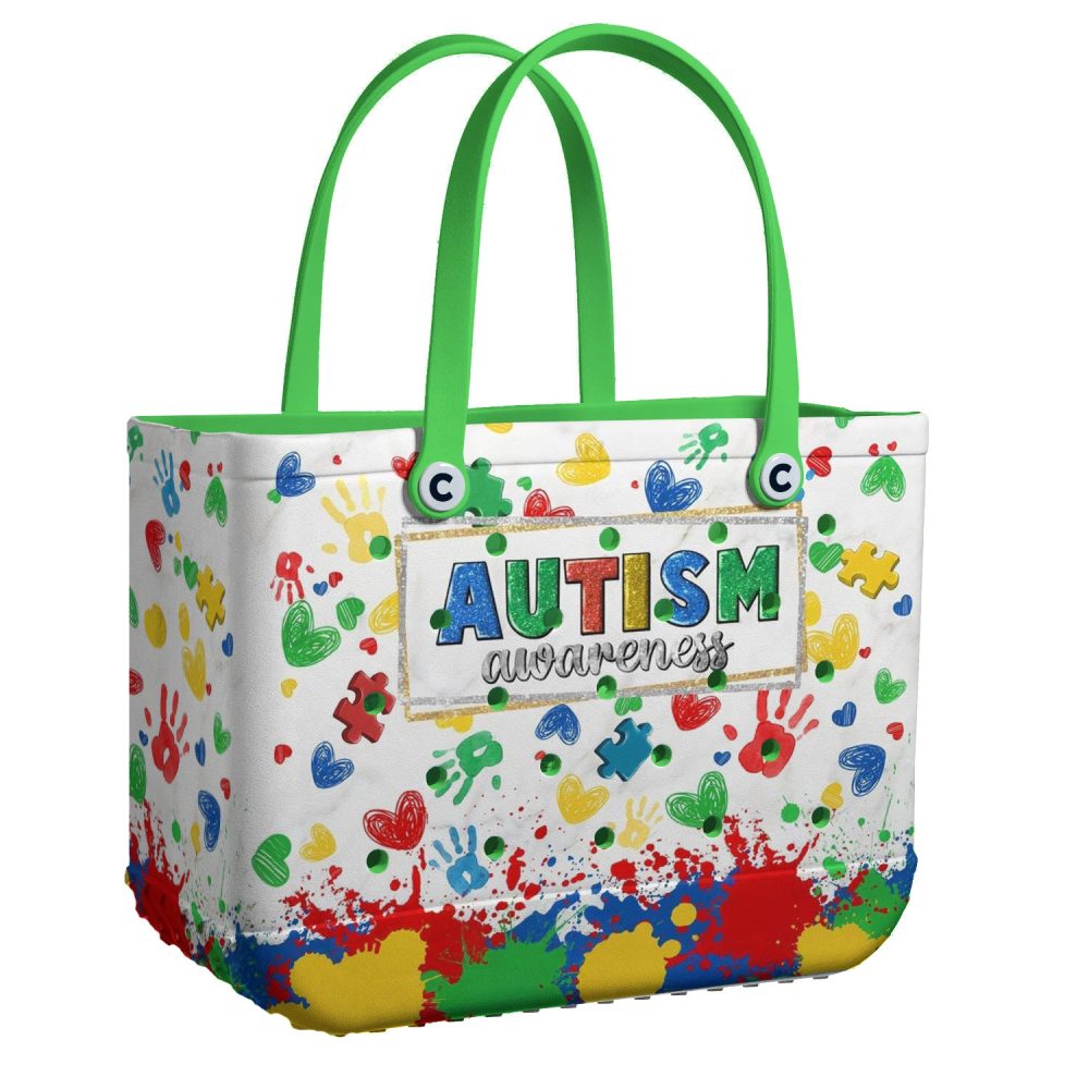 Colorful Autism Awareness Tote Bag - Stylish, Durable & Meaningful Accessory For Every Occasion