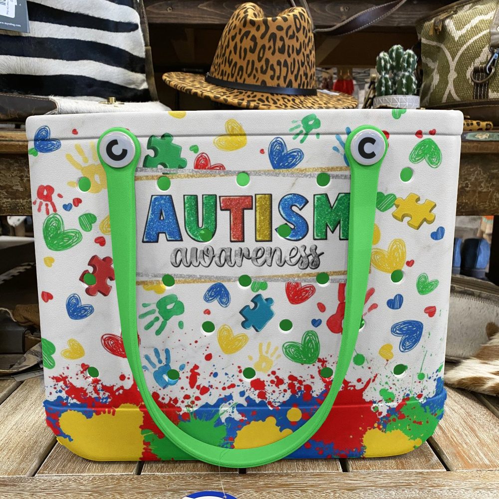 Colorful Autism Awareness Tote Bag - Stylish, Durable & Meaningful Accessory For Every Occasion - Image 6