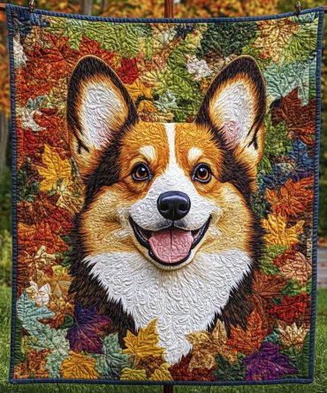 Corgi Comfort Quilted Blanket