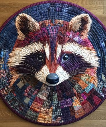 Cottage Bandit Quilted Round Mat