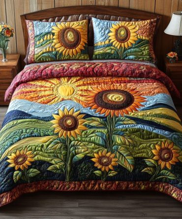 Country Sunbeam 3-Piece Quilted Bedding Set