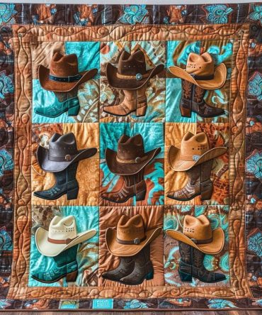 Cowboy Legacy Quilted Blanket