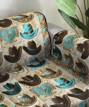 Cowboy Charm Quilted Sofa Cover