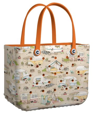 Chic Camper Print Tote Bag - Spacious, Durable & Stylish For Everyday Use