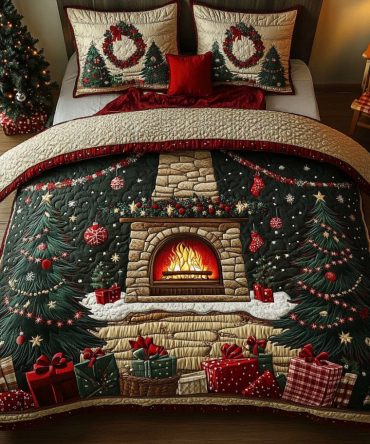 Cozy Hearth 3-Piece Quilted Bedding Set