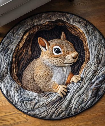 Cozy Nest Quilted Round Mat