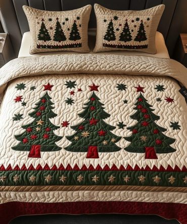 Cozy Pines 3-Piece Quilted Bedding Set