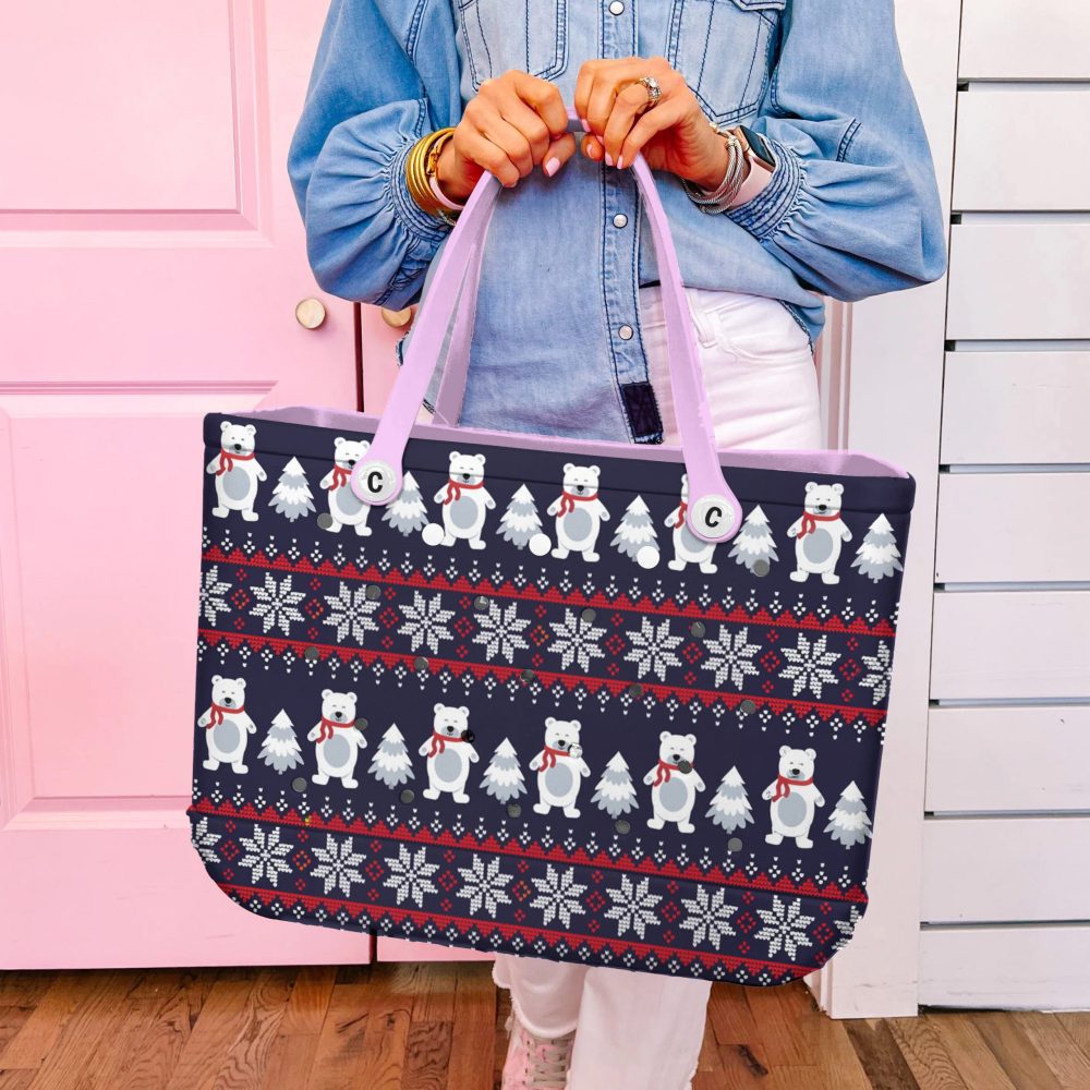 Bucket Tote Bag, Limited Edition Bogg Bag, Beach Bag Cozy Winter Vibes - Image 5