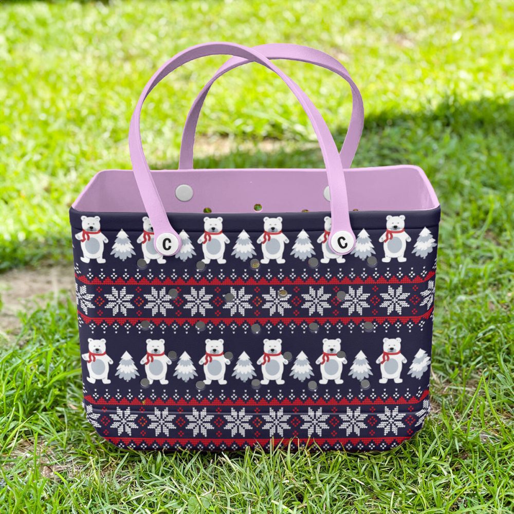 Bucket Tote Bag, Limited Edition Bogg Bag, Beach Bag Cozy Winter Vibes - Image 2