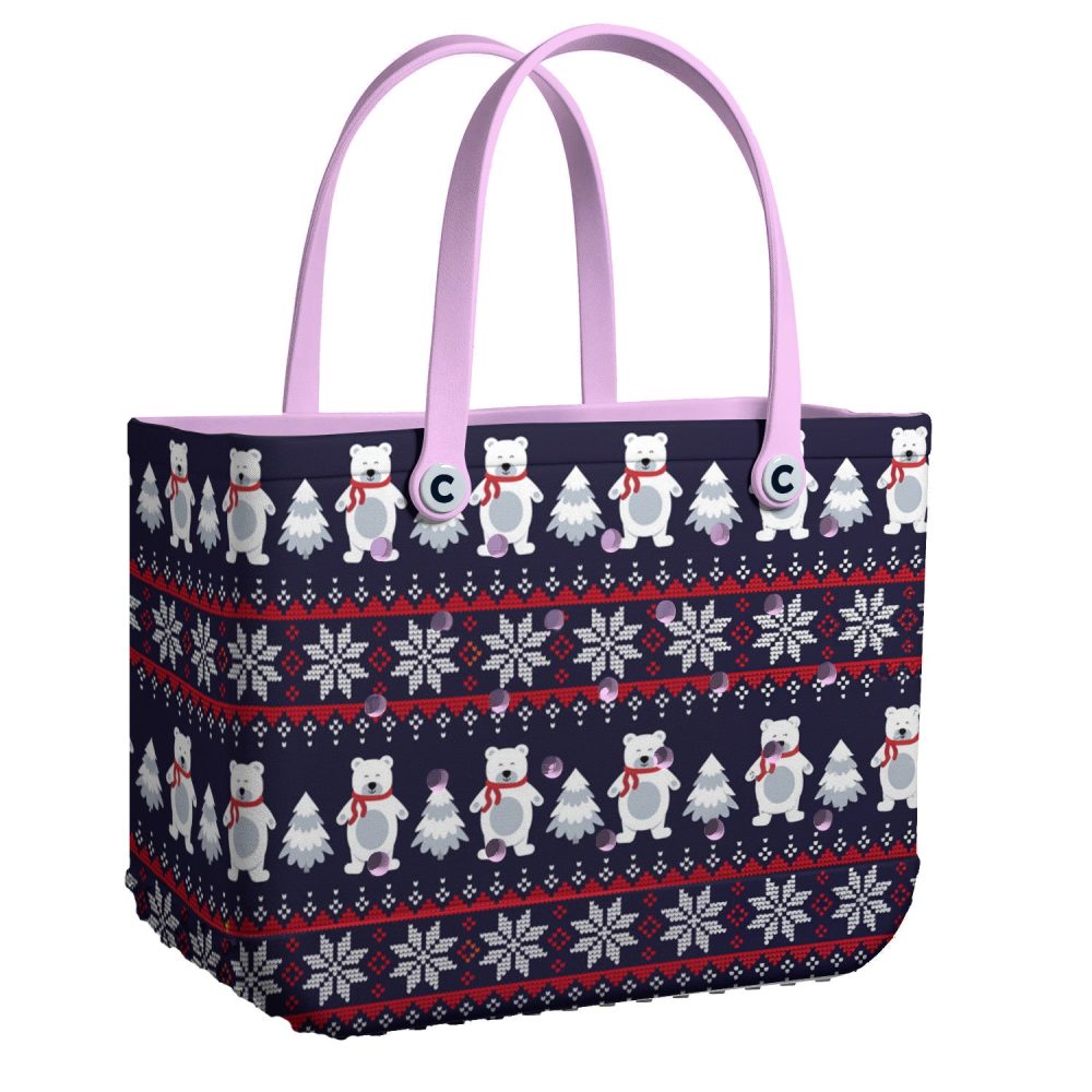 Bucket Tote Bag, Limited Edition Bogg Bag, Beach Bag Cozy Winter Vibes