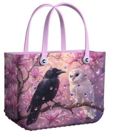 Bucket Tote Bag, Limited Edition Bogg Bag, Beach Bag Nightfall Friends