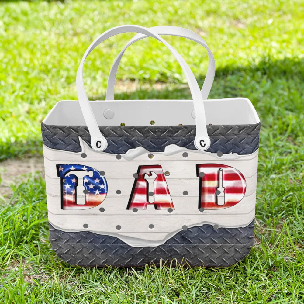 Bucket Tote Bag, Limited Edition Bogg Bag, Beach Bag Dad Tools - Image 3