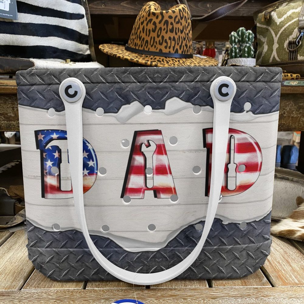 Bucket Tote Bag, Limited Edition Bogg Bag, Beach Bag Dad Tools - Image 6