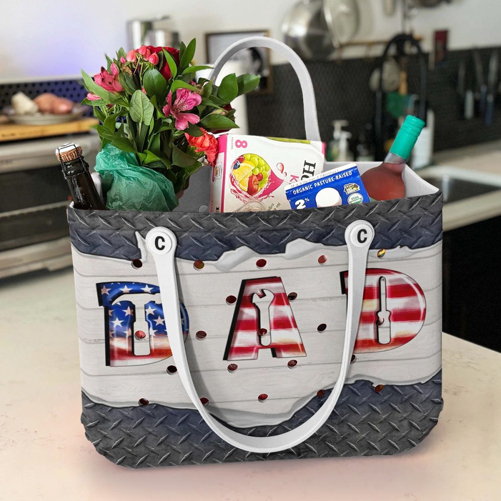 Bucket Tote Bag, Limited Edition Bogg Bag, Beach Bag Dad Tools - Image 4