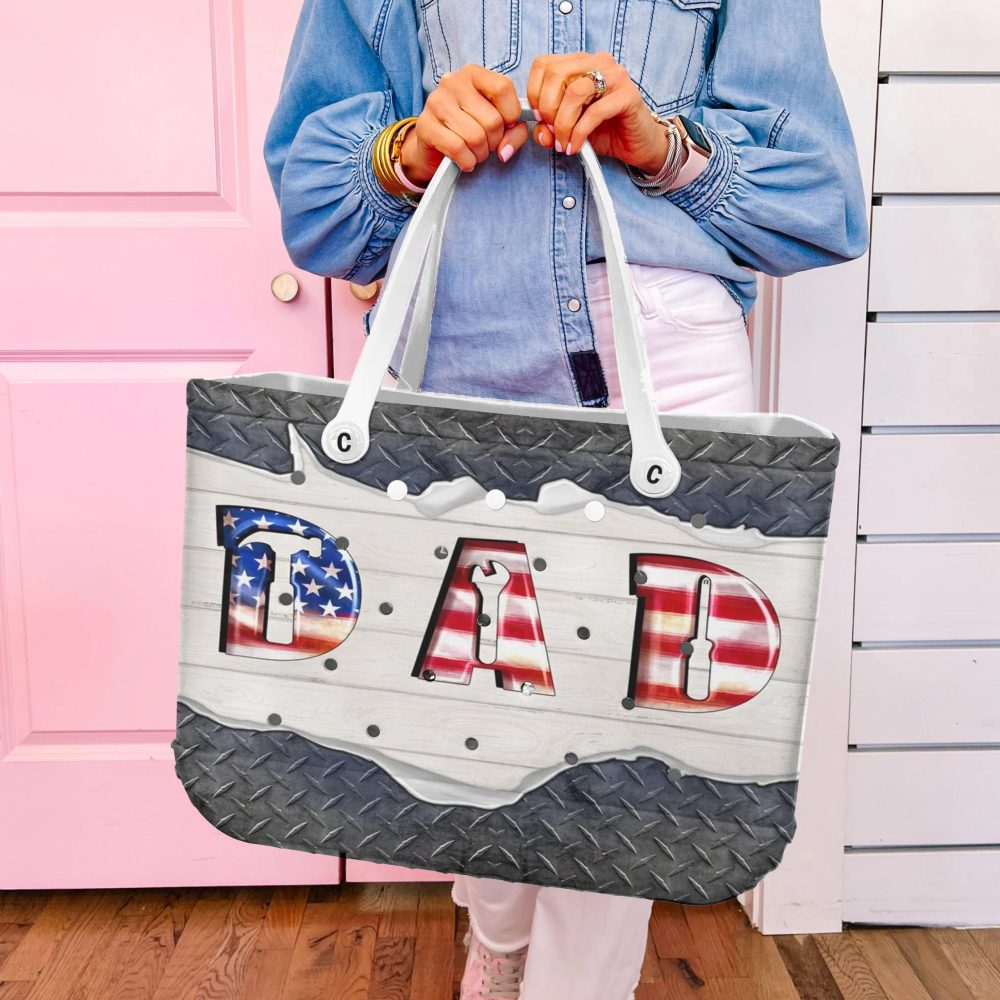 Bucket Tote Bag, Limited Edition Bogg Bag, Beach Bag Dad Tools - Image 5