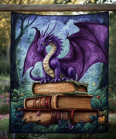 Darkwing Whisper Quilted Blanket