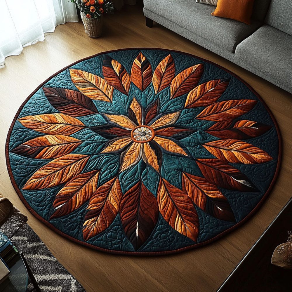 Dawn Patterns Quilted Round Mat