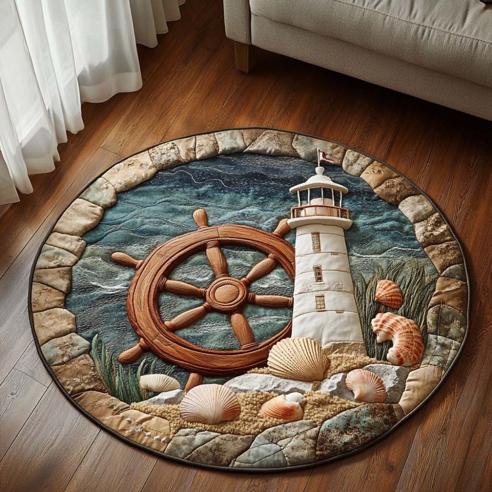 Dawnwatch Tower Quilted Round Mat