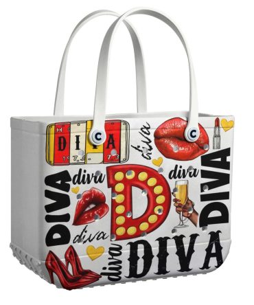 Bucket Tote Bag, Limited Edition Bogg Bag, Beach Bag Diva Style