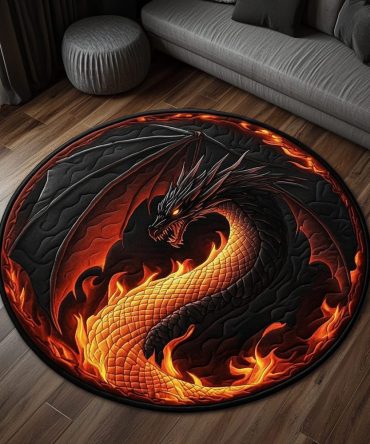 Dragon Quest Quilted Round Mat