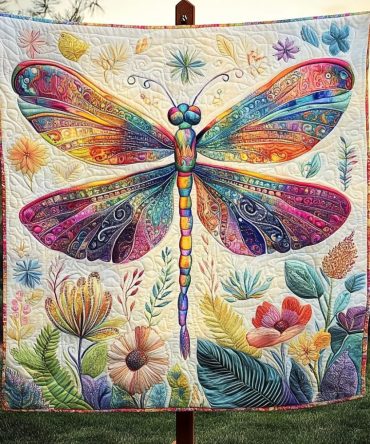Dragonfly Dreams Quilted Blanket
