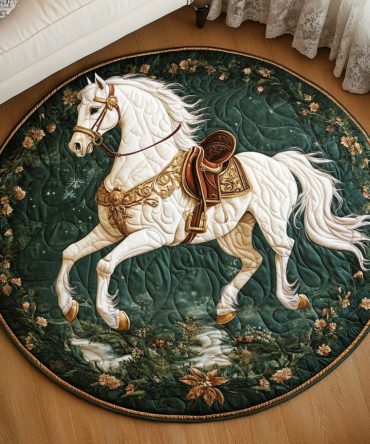 Dream Rider Quilted Round Mat