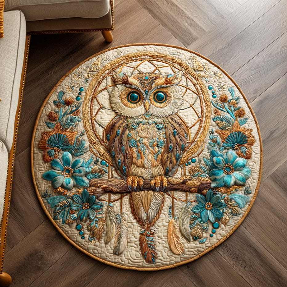 Dream Wing Quilted Round Mat