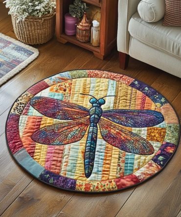 Dreamy Flight Quilted Round Mat