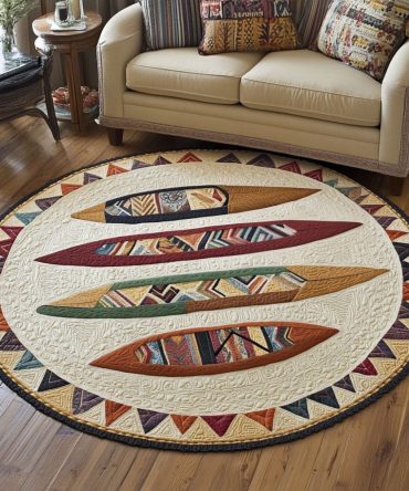 Drift Serenity Quilted Round Mat