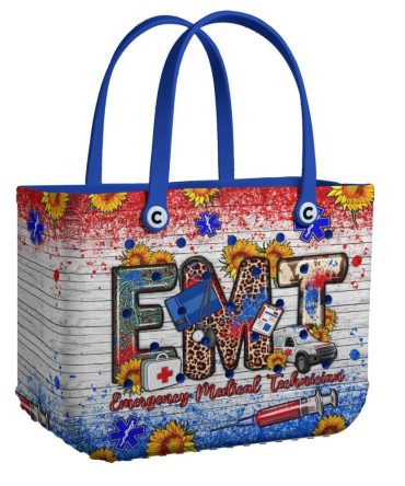Colorful Emt Tote Bag – Perfect Gift For Emergency Medical Technicians