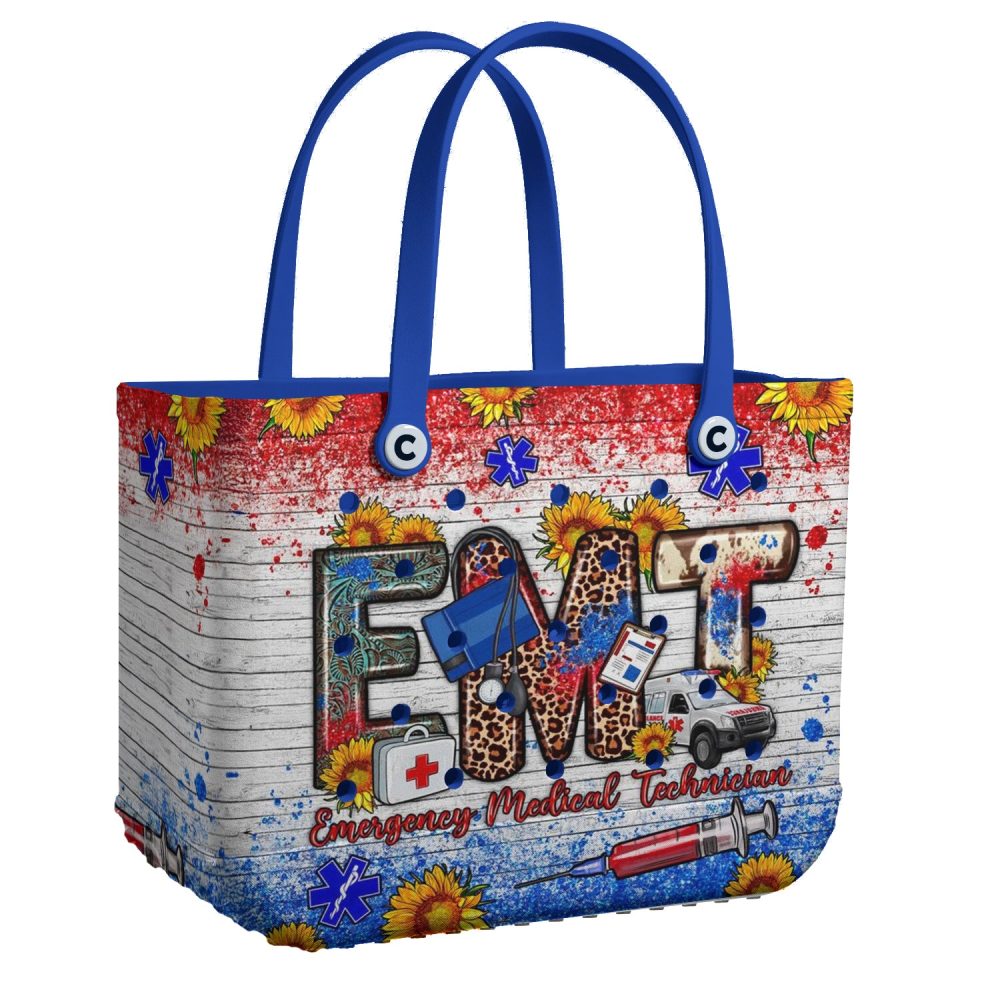 Colorful Emt Tote Bag – Perfect Gift For Emergency Medical Technicians