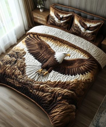 Eagle Horizon 3-Piece Quilted Bedding Set