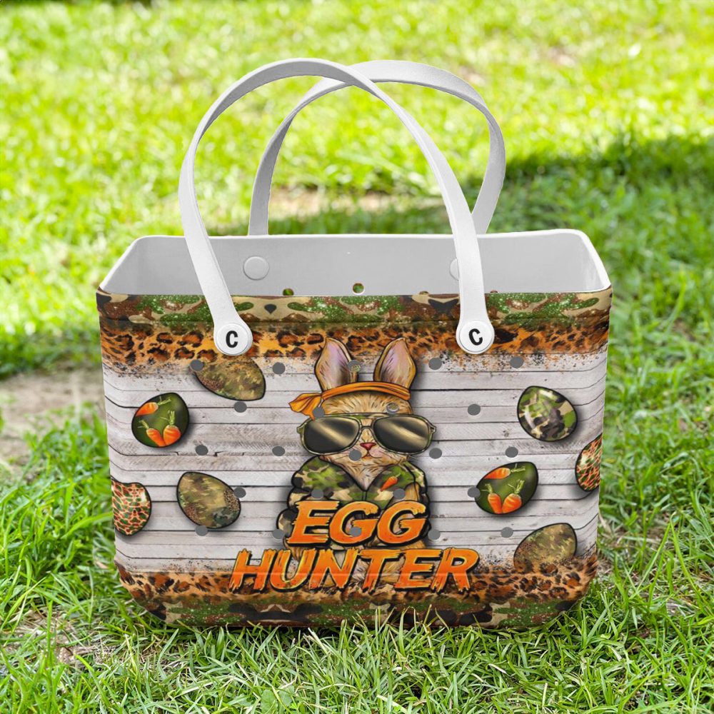 Trendy 'Egg Hunter' Tote Bag - Perfect For Easter Adventures & Everyday Style! - Image 3