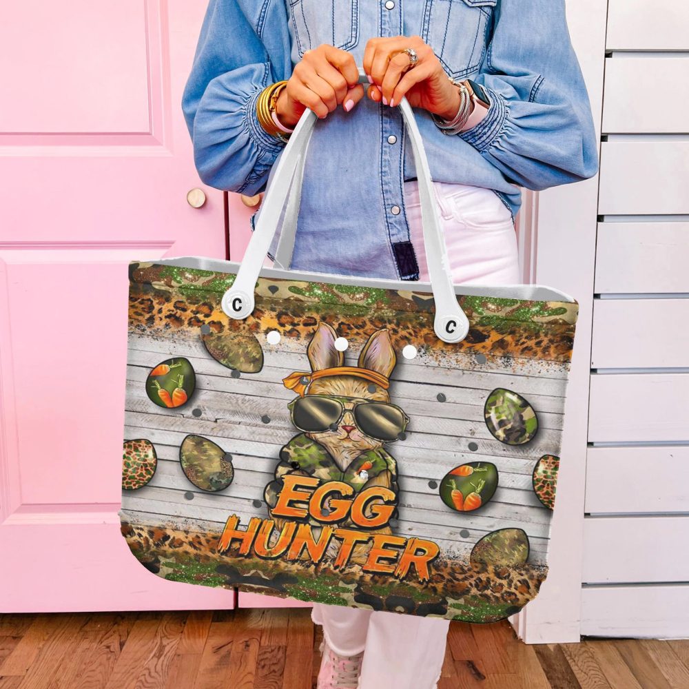 Trendy 'Egg Hunter' Tote Bag - Perfect For Easter Adventures & Everyday Style! - Image 5