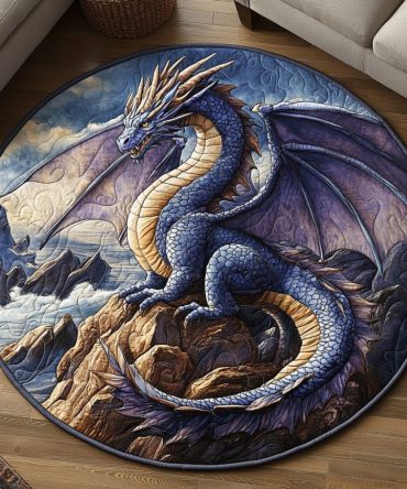 Emberwing Quilted Round Mat