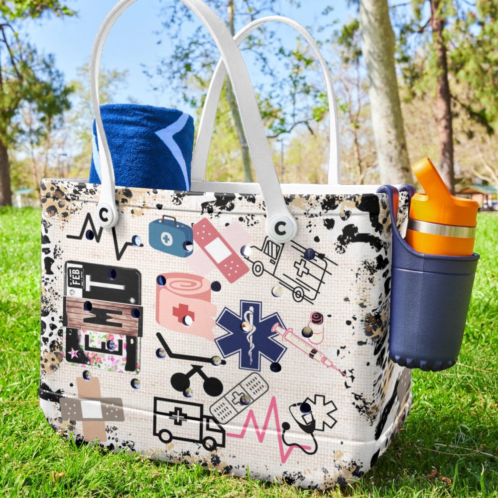 Bucket Tote Bag, Limited Edition Bogg Bag, Beach Bag Emergency Essentials - Image 3