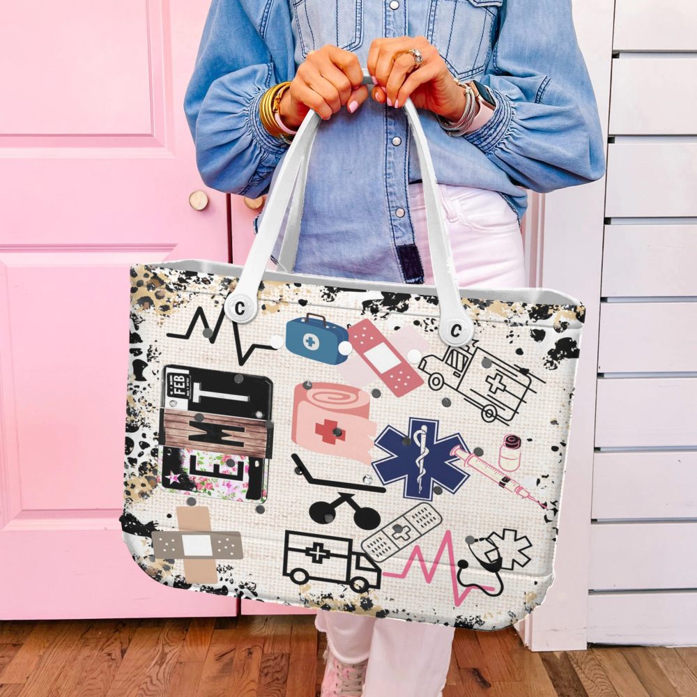 Bucket Tote Bag, Limited Edition Bogg Bag, Beach Bag Emergency Essentials - Image 6