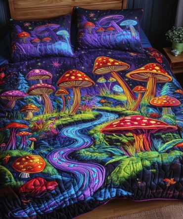 Enchanted Forest 3-Piece Quilted Bedding Set