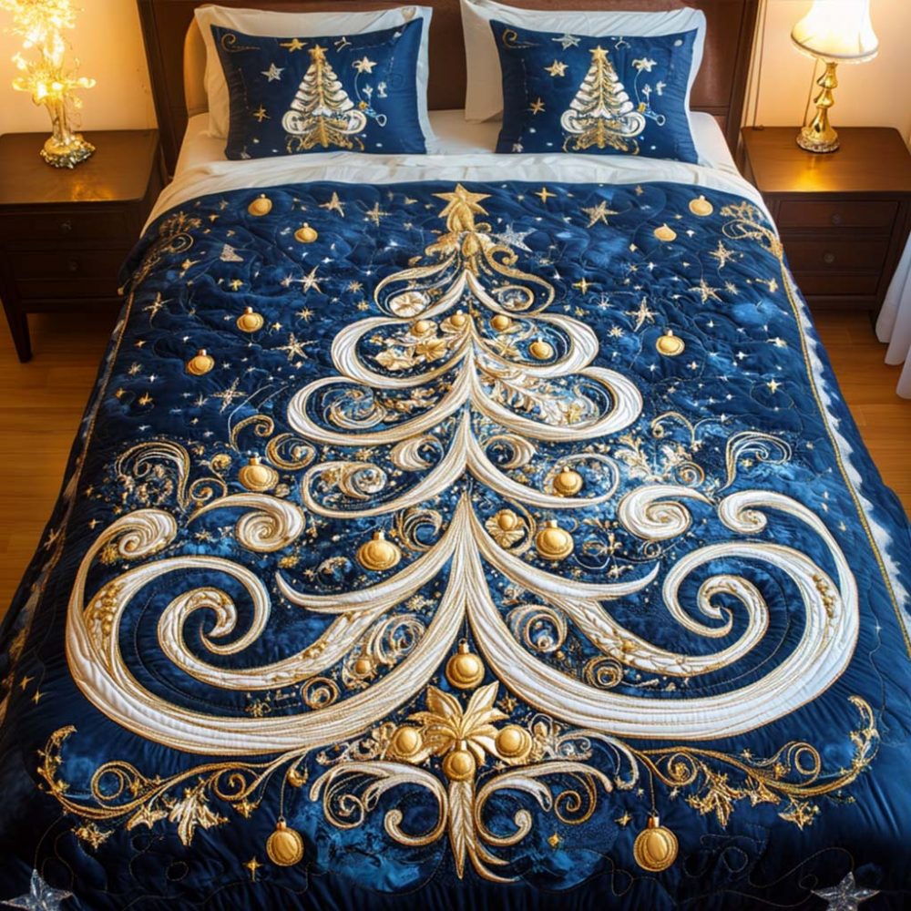 Enchanted Nightfall 3-Piece Quilted Bedding Set