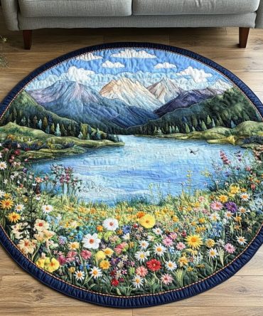 Endless Views Quilted Round Mat