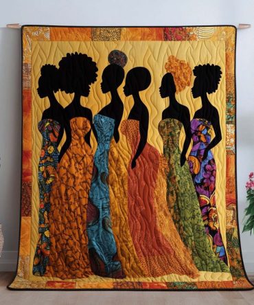 Essence Of Her Quilted Blanket