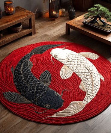 Eternal Balance Quilted Round Mat