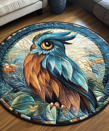 Ethereal Gaze Quilted Round Mat